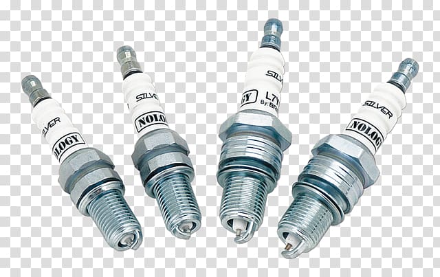 Spark plug XOMOTOSHOP Silver Ignition system, spark plugs motor transparent background PNG clipart