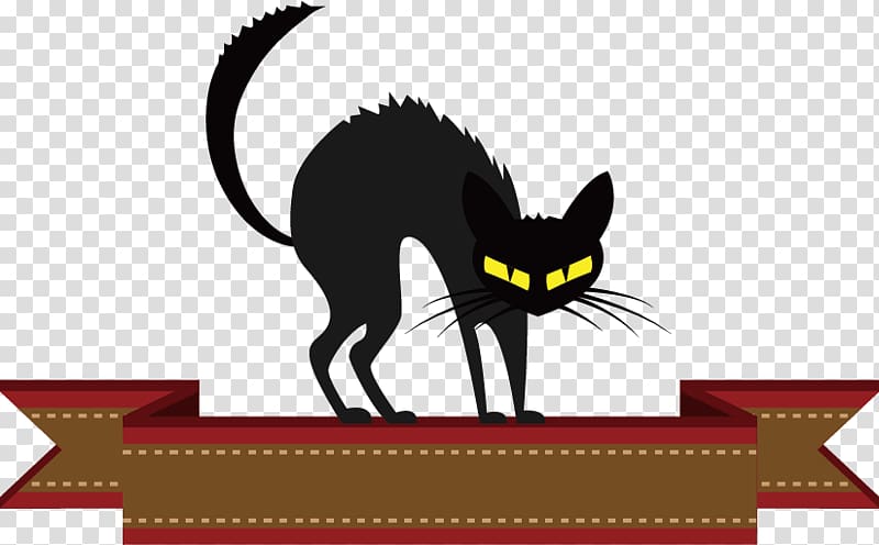 Black cat Whiskers, Halloween decorative elements transparent background PNG clipart