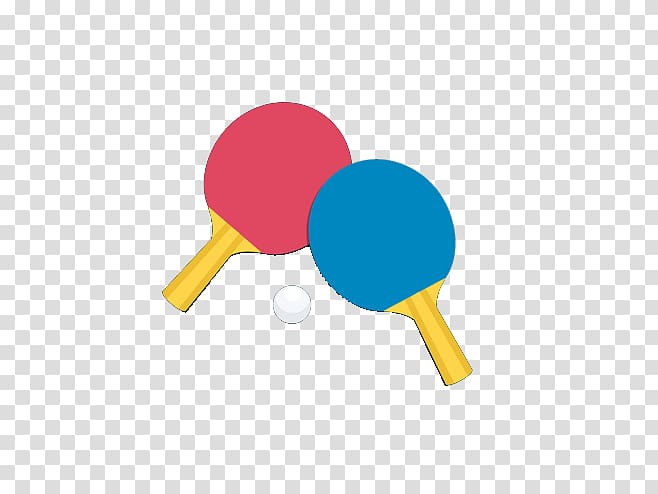 Table tennis racket Red, pingpong transparent background PNG clipart