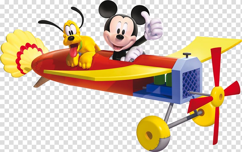 mickey mouse ride on airplane