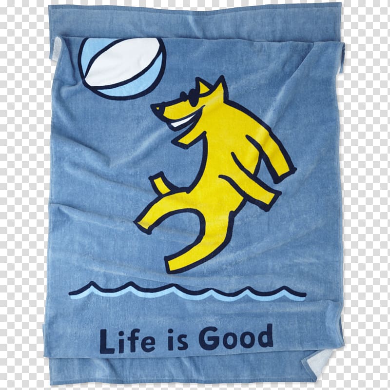 Towel Beach Accommodation Life Is Good Textile, beach transparent background PNG clipart
