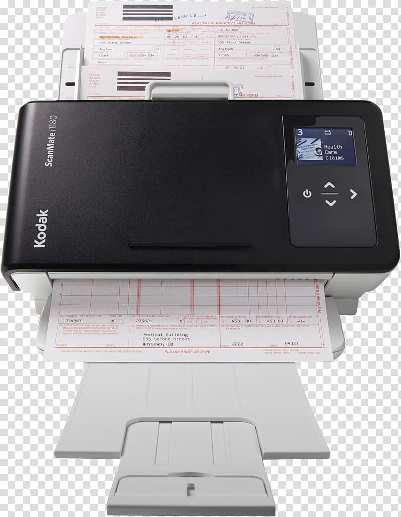 Inkjet printing scanner Kodak SCANMATE i1150 Document, printer transparent background PNG clipart