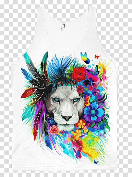 Lion Watercolor painting Printing Printmaking, lion transparent background PNG clipart