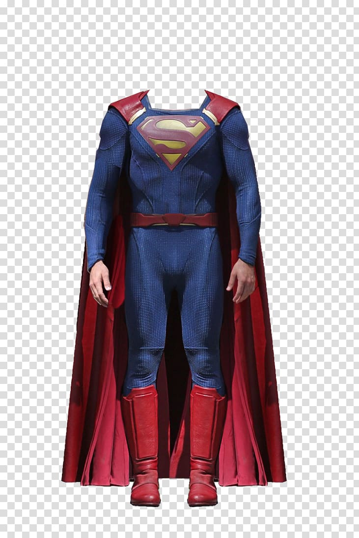 Superman costume, Superman Supergirl The CW, suit transparent background PNG clipart