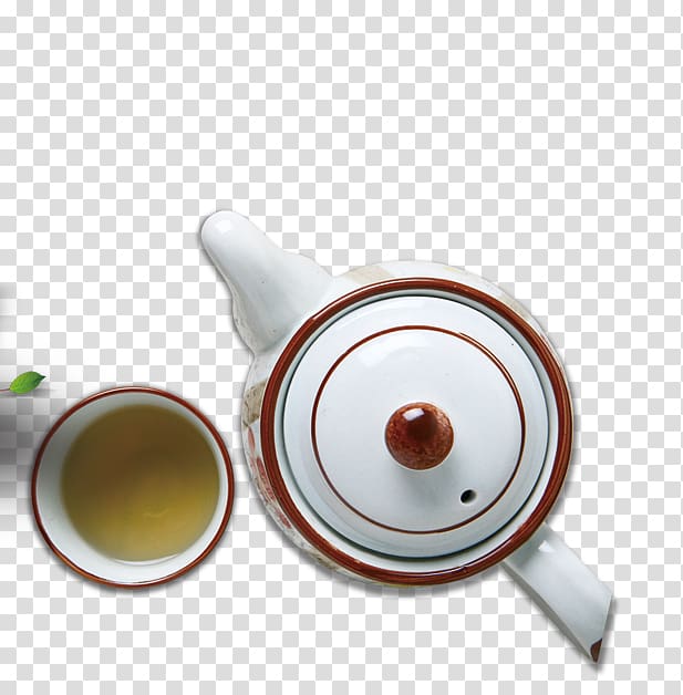 Teapot Korean tea Teacup, Ceramic tea transparent background PNG clipart