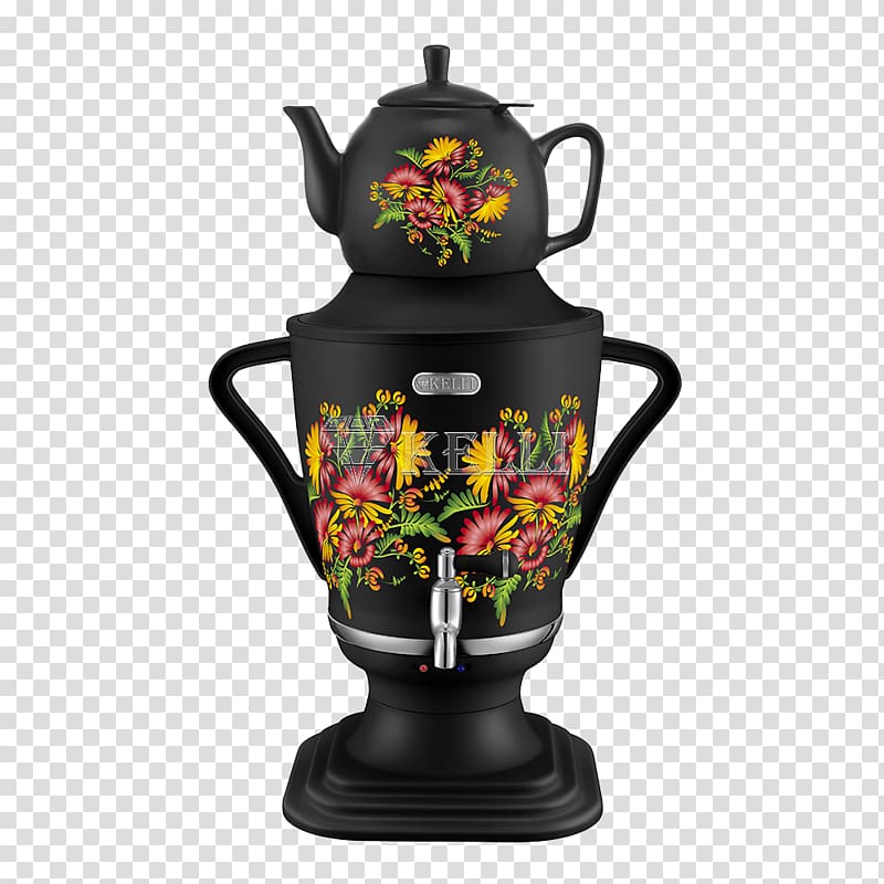Electric water boiler Samovar Electric kettle Teapot, tea pot transparent background PNG clipart