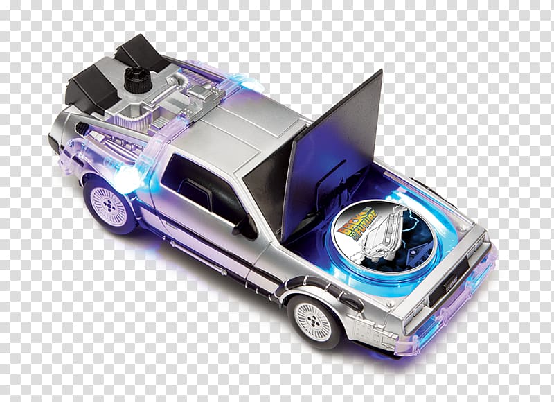 Perth Mint Marty McFly Back to the Future Coin DeLorean time machine, Delorean Time Machine transparent background PNG clipart