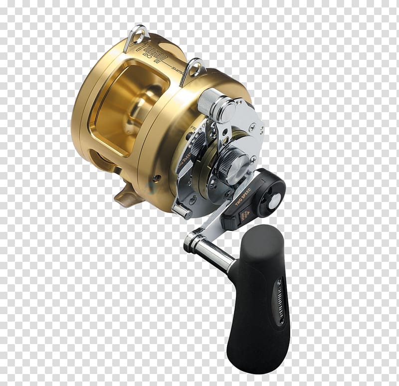 Fishing Reels Shimano Tiagra A Conventional Reel, Fishing transparent background PNG clipart