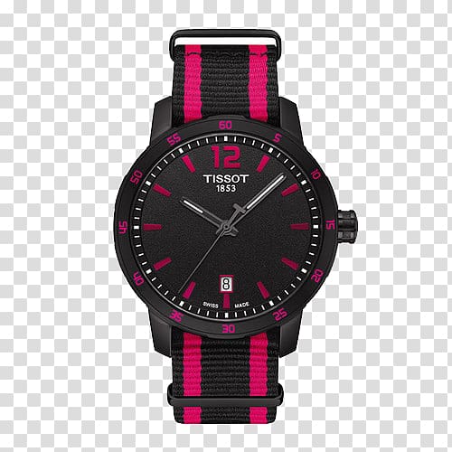 Tissot Watch Chronograph Strap Clock, Tissot Porsche series quartz watches transparent background PNG clipart