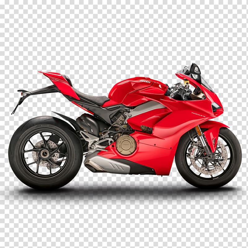 Motorcycle Ducati Panigale V4 Ducati 1199 V4 engine, motorcycle transparent background PNG clipart