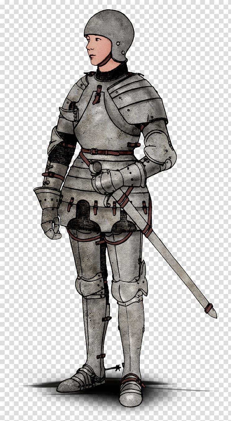 Plate armour Components of medieval armour Middle Ages Barding, armour transparent background PNG clipart