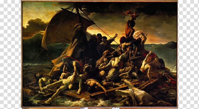 Musée du Louvre The Raft of the Medusa French frigate Méduse Museum Art, painting transparent background PNG clipart