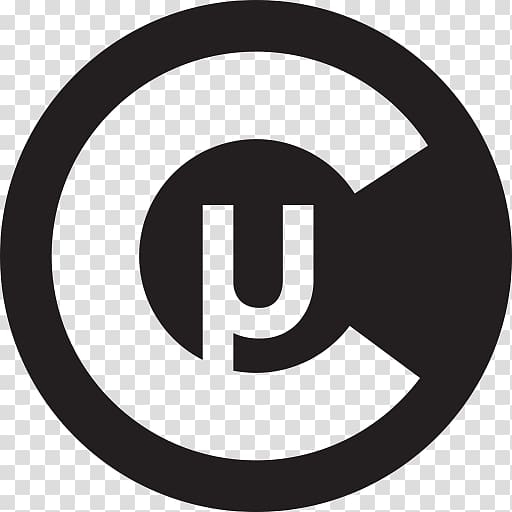 Public Domain Mark Creative Commons Copyright Symbol, black h5 interface app micro-page interface transparent background PNG clipart