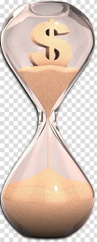 Money Hourglass Time , Hourglass transparent background PNG clipart