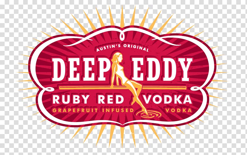 Deep Eddy Cranberry Vodka, 50 ml bottle Logo Distillation Brand, vodka transparent background PNG clipart