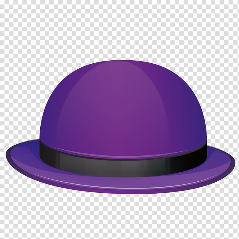 Hat Purple, female hat transparent background PNG clipart