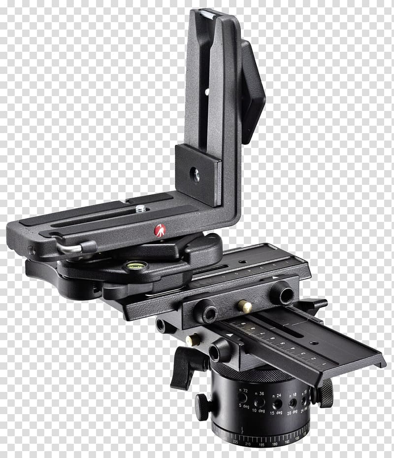 Panoramic tripod head Manfrotto Panoramic , camera bracket transparent background PNG clipart