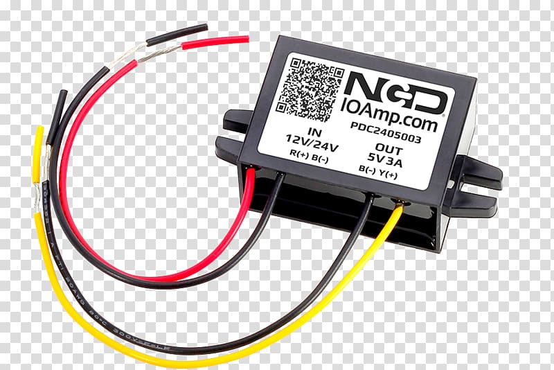 Direct current DC-to-DC converter Electrical Wires & Cable Power Converters Electronic circuit, Cable Loop Protector transparent background PNG clipart