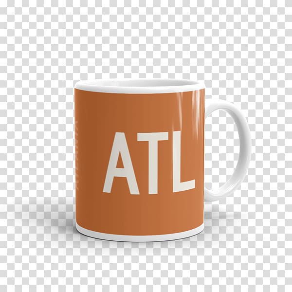 Coffee cup Hartsfield–Jackson Atlanta International Airport Mug Albuquerque International Sunport, mug transparent background PNG clipart