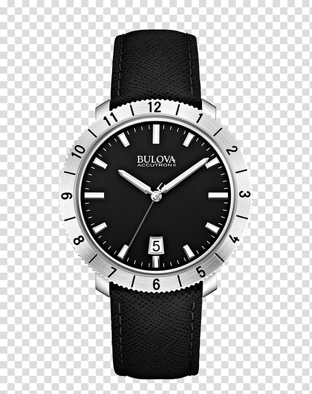 Bulova Watch Stimmgabeluhr Chronograph Ashton Maritime Clock, watch transparent background PNG clipart