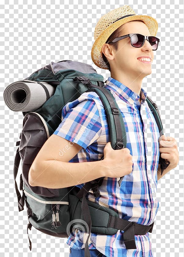 tourist Tourism Backpack, korean student transparent background PNG clipart