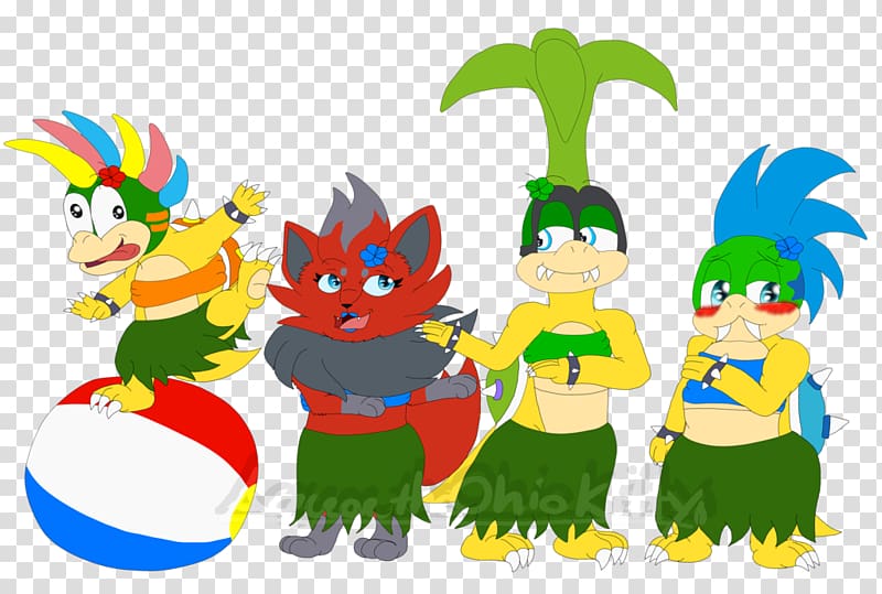 Koopalings Koopa Troopa , hanging out transparent background PNG clipart