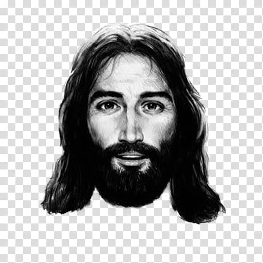 Holy Face of Jesus Drawing Shroud of Turin Sketch, Jesus transparent background PNG clipart
