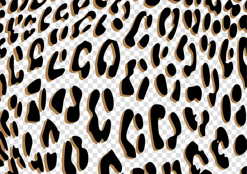 Leopard Print transparent background PNG cliparts free download