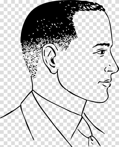 Regular haircut Line art , Haircut Men transparent background PNG clipart