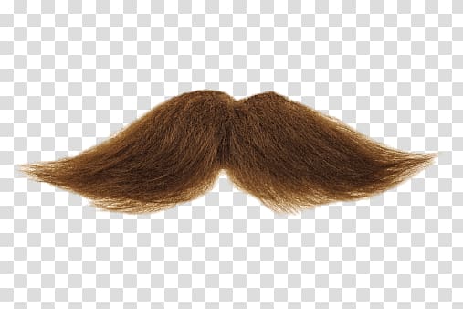 brown mustache, Mustache Brown transparent background PNG clipart