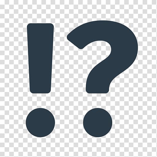 Exclamation mark Question mark Emoji General Punctuation Symbol, Emoji transparent background PNG clipart