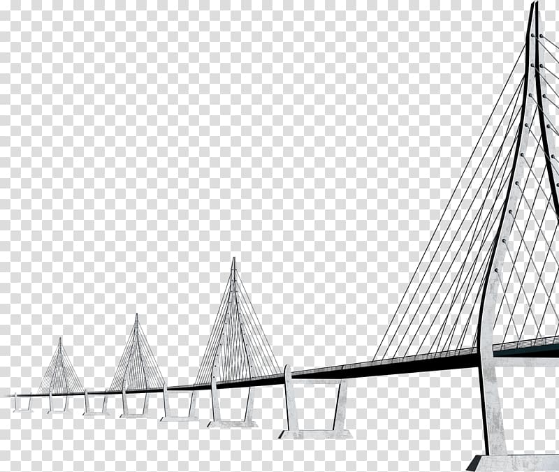 Transport Icon, Perspective Bridge transparent background PNG clipart