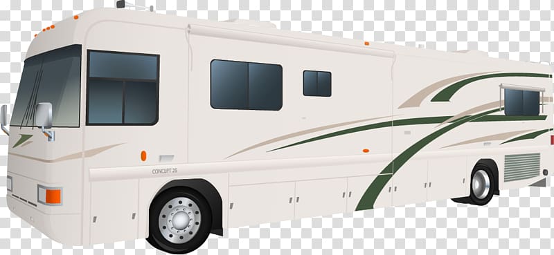 Car Bus Mobile home Recreational vehicle , bus transparent background PNG clipart