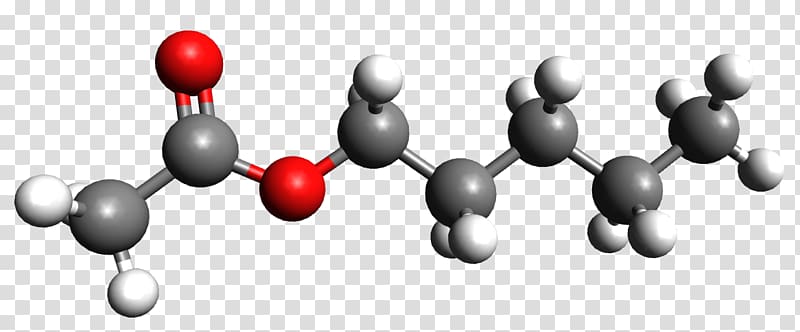 Isoamyl acetate Ball-and-stick model Amyl alcohol Chemistry, others transparent background PNG clipart