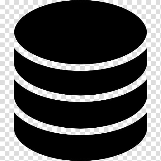 black cylindrical cutout logo, Oracle Database Computer Icons Logo Encapsulated PostScript, Storage transparent background PNG clipart
