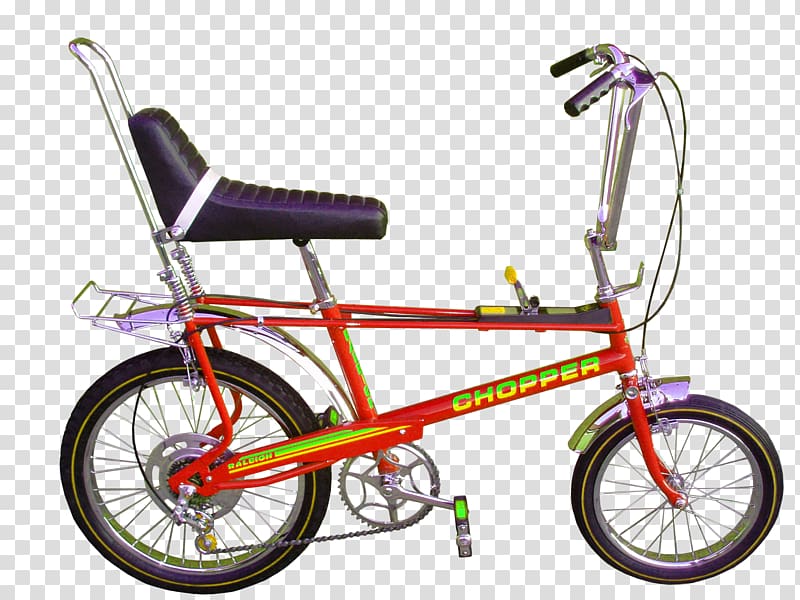 Raleigh Chopper T-shirt 1970s Raleigh Bicycle Company, Bicycle transparent background PNG clipart