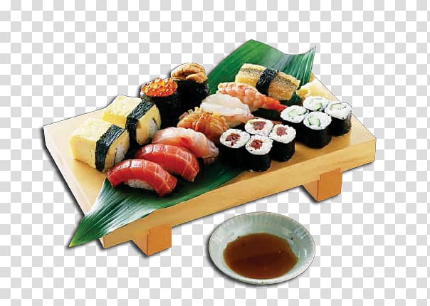 Japanese Cuisine Sushi Makizushi Raw foodism Sashimi, japan food] transparent background PNG clipart