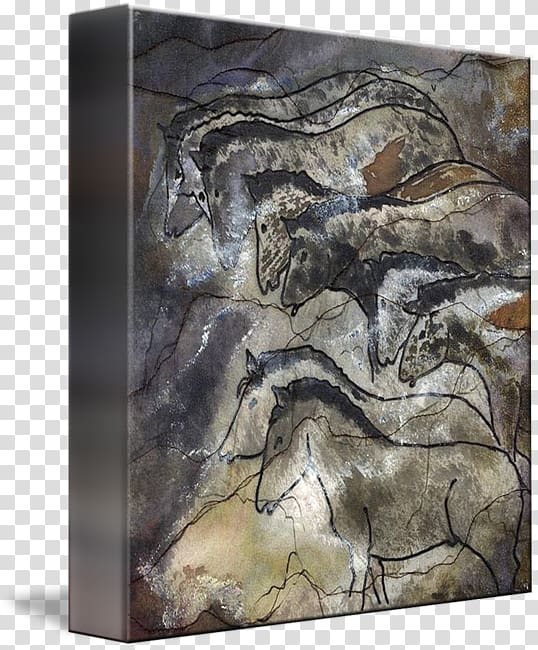Lascaux Chauvet Cave Prehistory Paleolithic Castel Merle, watercolor horse transparent background PNG clipart