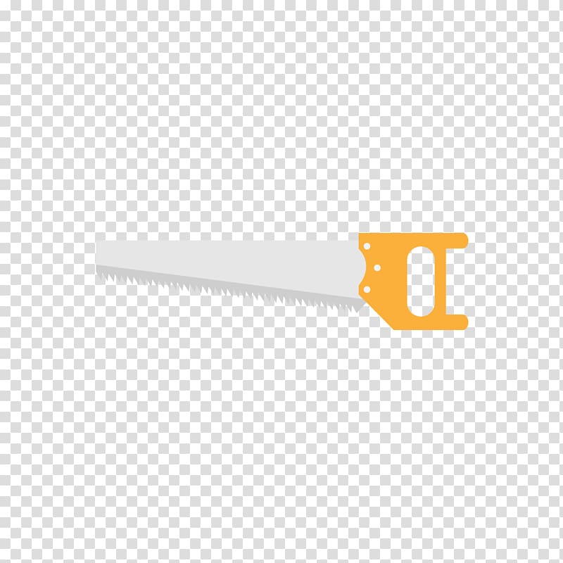 Grey , Yellow hand saw transparent background PNG clipart