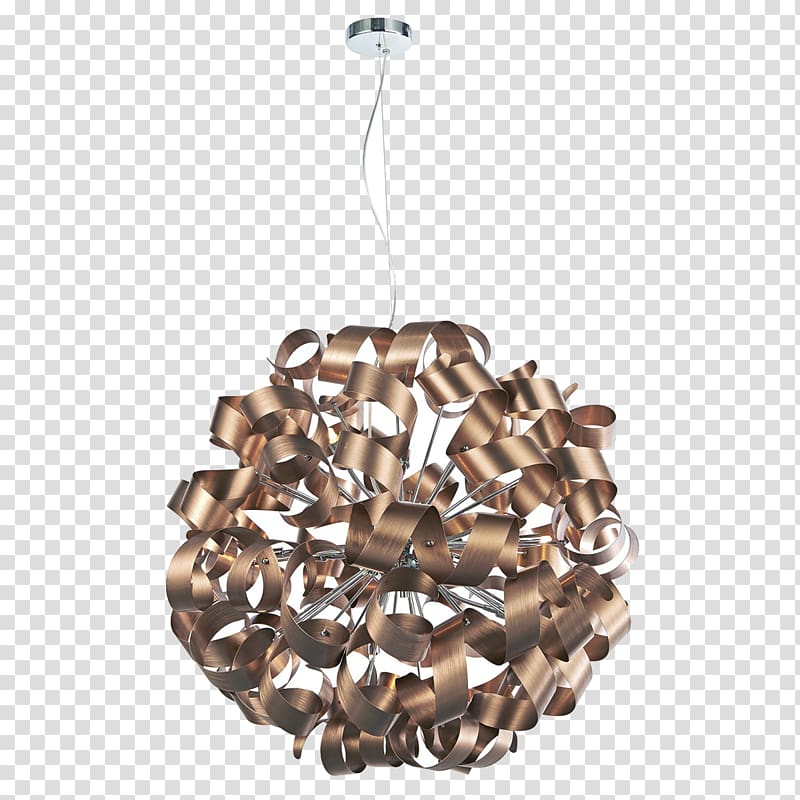 Pendant light Brushed metal Charms & Pendants Ribbon, hanging lights transparent background PNG clipart