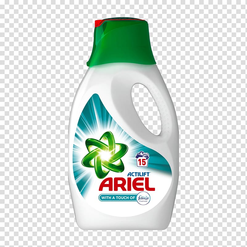 Ariel Laundry Detergent Dishwashing liquid, laundry material transparent background PNG clipart