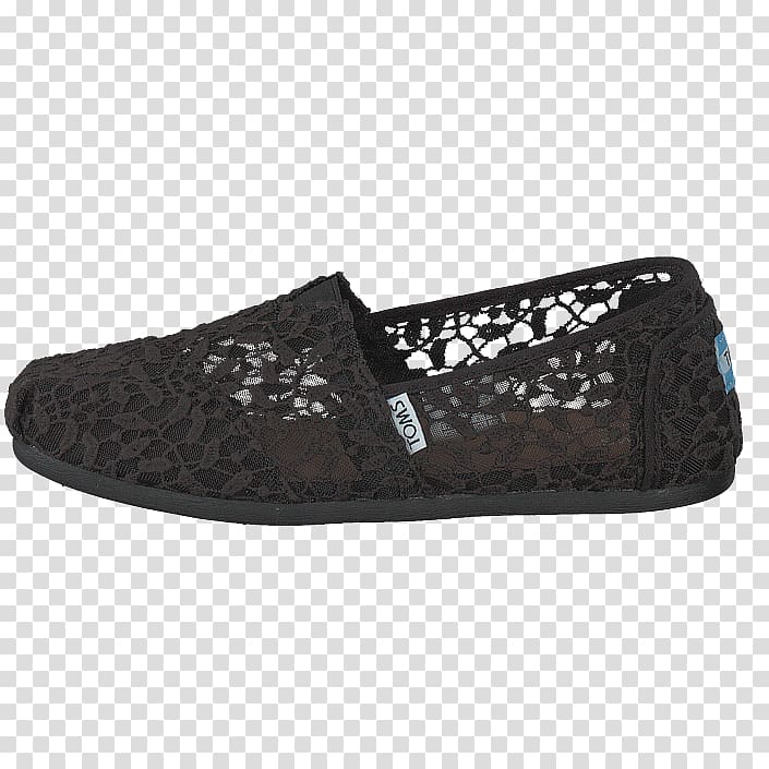 Slip-on shoe Cross-training Walking Black M, Lace Toms Shoes for Women transparent background PNG clipart