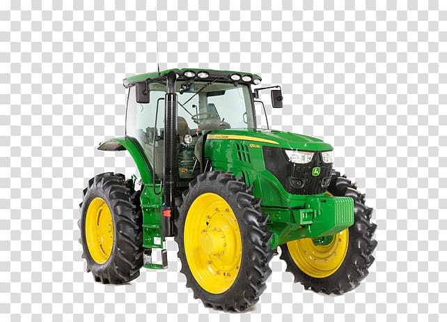 John Deere Row crop Tractor Agriculture, tractor transparent background PNG clipart