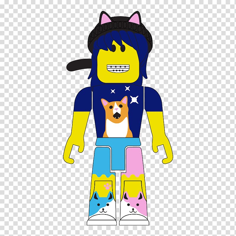 Transparent Surprised Roblox Character