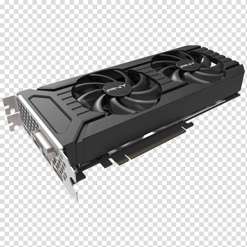 Graphics Cards & Video Adapters GeForce PNY Technologies Nvidia GDDR5 SDRAM, consumer card transparent background PNG clipart