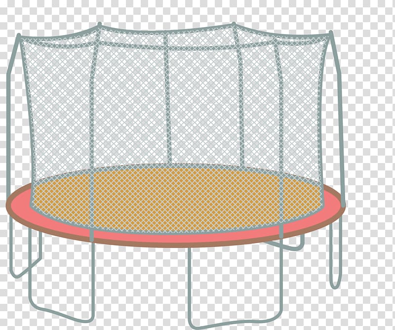 Skywalker Trampolines Jumping Trampolining Amazon.com, There is a trampoline with a protective net transparent background PNG clipart