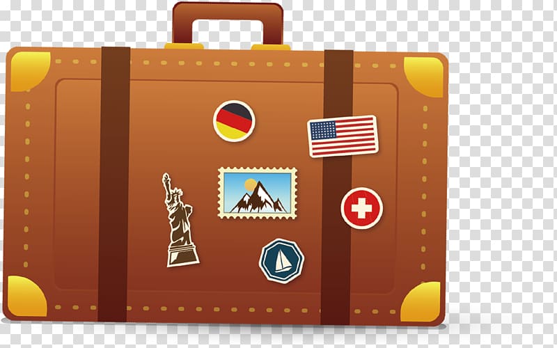 Suitcase Travel, Creative Suitcase transparent background PNG clipart