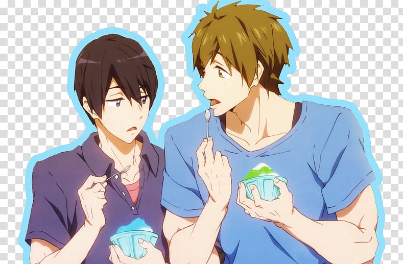 Fan fiction Haruka Nanase Makoto Tachibana Yaoi Love, others transparent background PNG clipart