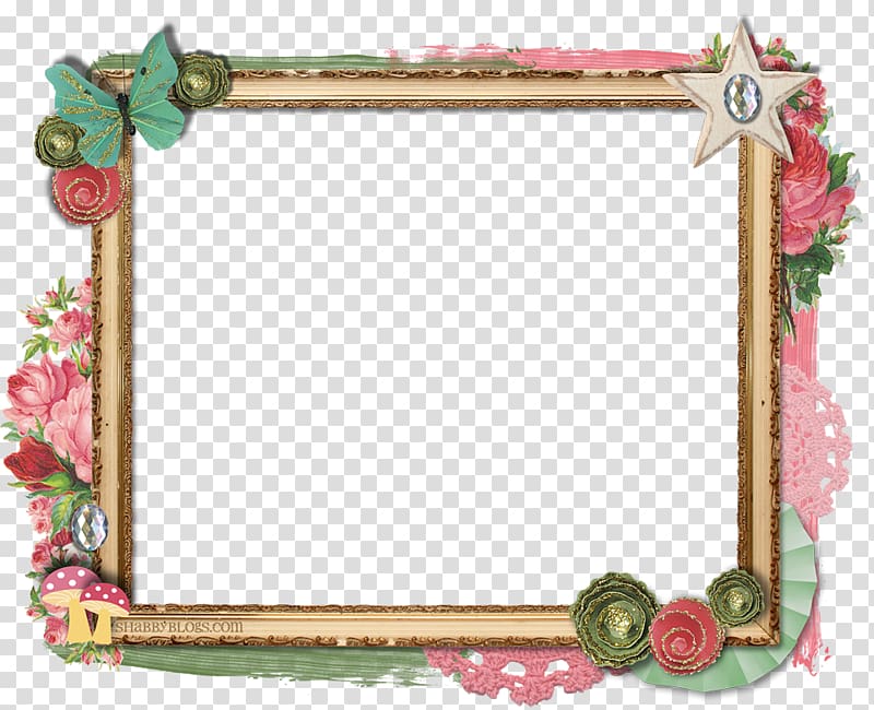 Frames Shabby chic , Frame Border transparent background PNG clipart