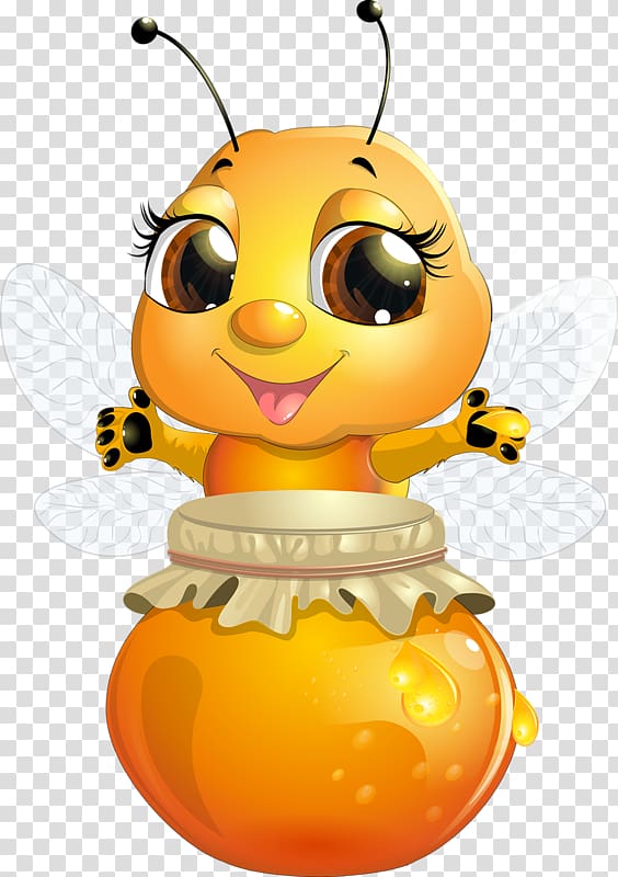 Honey bee Queen bee , bee transparent background PNG clipart